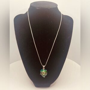 Silver plated necklace for women Mom design